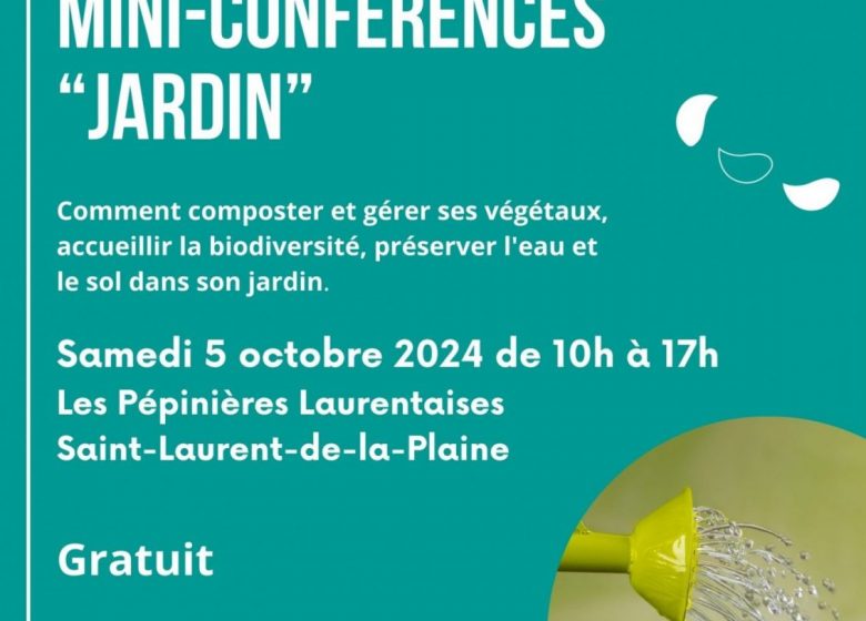 Mini-Conférences Jardin