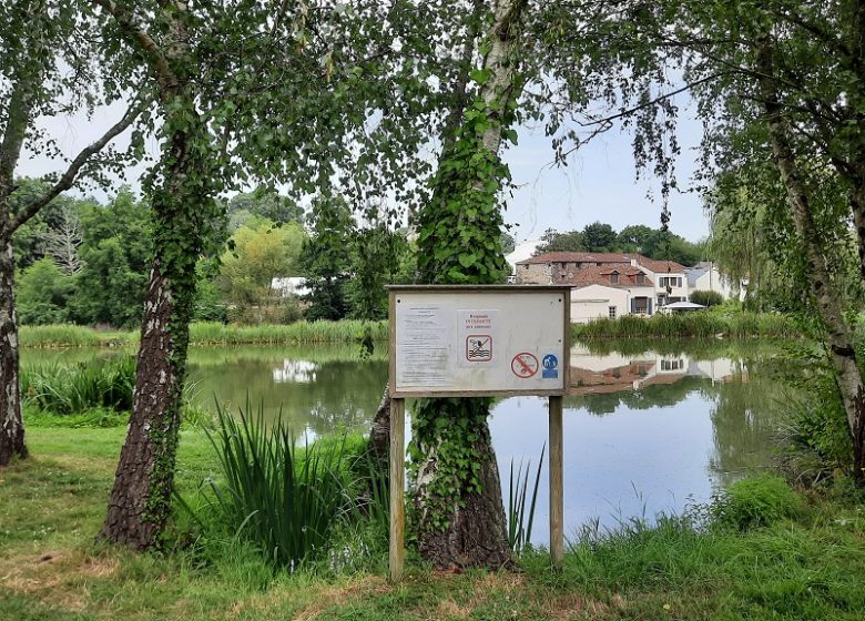 Aire de pique-nique de l’étang à Saint-Lézin