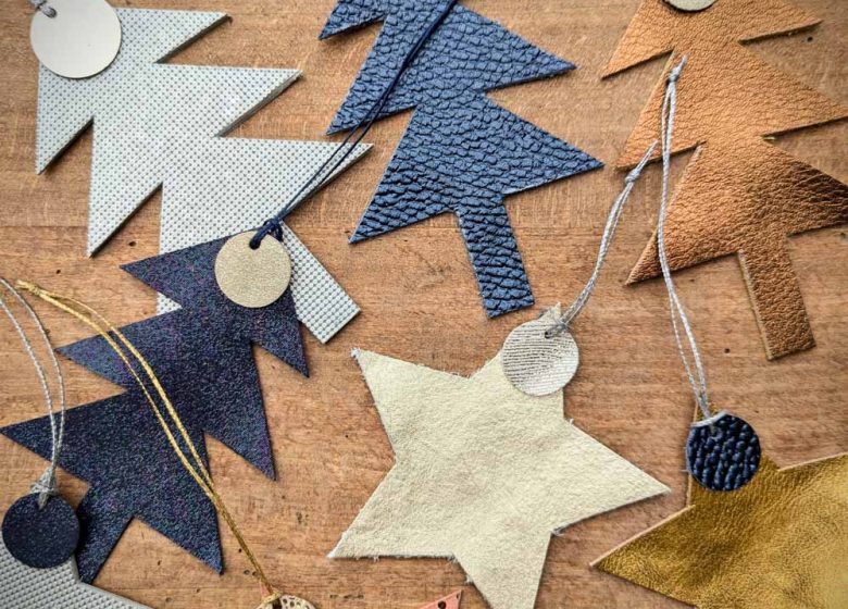 Atelier cuir Noël : déco en duo